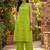 Embroidered Light Lime Green Viscose Rayon Co Ords for Women
