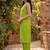 Embroidered Light Lime Green Viscose Rayon Co Ords for Women