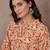 Printed Peach Viscose Rayon Farsi Salwar Co Ords for Women
