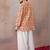 Printed Peach Viscose Rayon Farsi Salwar Co Ords for Women