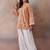 Printed Peach Viscose Rayon Farsi Salwar Co Ords for Women
