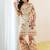 Floral Printed Off White Viscose Rayon Co Ords for Women