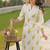 Printed Off White Cotton Blend Co Ords for Women