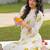 Printed Off White Cotton Blend Co Ords for Women
