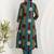 Printed Dusty Teal Blue Viscose Rayon Co Ords for Women