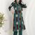 Printed Dusty Teal Blue Viscose Rayon Co Ords for Women