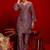 Embroidered Dusty Mauve Silk Blend Co Ords for Women