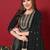 Floral Yoke Design Sequinned Kurta With Trousers & Dupatta