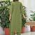 Embroidered Pista Green Viscose Rayon Co Ords for Women