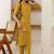 Embroidered Mustard Yellow Viscose Rayon Co Ords for Women