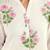 Printed White Cotton Blend Co Ords for Women