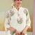 Printed White Cotton Blend Co Ords for Women