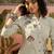 Embroidered Beige Viscose Rayon Co Ords for Women