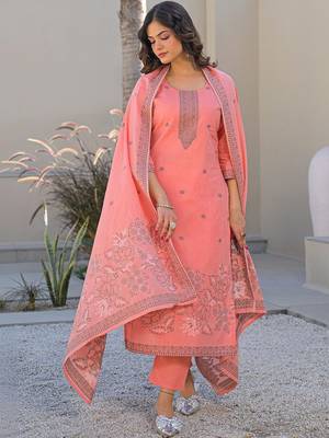 Women Ethnic Motifs Printed Regular Kurta with Trousers & With Dupatta 1