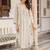 Embroidered Beige Cotton Blend Co Ords for Women