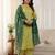 Ethnic Motifs Embroidered Thread Work Kurta with Trousers & With Dupatta