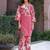 Printed Dusty Pink Cotton Co Ords for Women