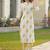 Printed Off White Cotton Blend Co Ords for Women