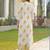Printed Off White Cotton Blend Co Ords for Women