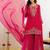 Women Ethnic Motifs Embroidered Regular Kurta with Sharara & With Dupatta