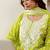 Women Embroidered Regular Chikankari Kurta with Palazzos & With Dupatta