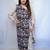 White Bagru Handblock Printed Cotton Angrakha Kurti
