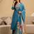 Women Ethnic Motifs Embroidered Regular Thread Work Kurta Set With Dupatta