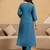 Women Ethnic Motifs Embroidered Regular Thread Work Kurta Set With Dupatta