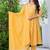 Women Ethnic Motifs Embroidered Empire Thread Work Kurta with Trousers & With Dupatta