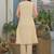 Embroidered Cream Viscose Rayon Co Ords for Women