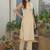 Embroidered Cream Viscose Rayon Co Ords for Women