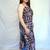 Cotton Black Kalamkari Hand block Printed Long Kurti for Women
