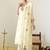 Women Floral Regular Thread Work Pure Cotton Kurta with Palazzos & With Dupatta