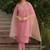 Women Ethnic Motifs Embroidered Regular Kurta with Trousers & With Dupatta