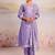 Women Ethnic Motifs Embroidered Regular Thread Work Pure Cotton Kurta with Trousers & With Dupatta