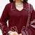 Women Bandhani Printed Regular Kurta with Trousers & With Dupatta