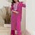 Women Ethnic Motifs Printed Regular Thread Work Kurta with Palazzos & With Dupatta