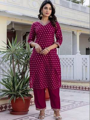Women Ethnic Motifs Printed Regular Pure Cotton Kurta with Trousers & With Dupatta 4
