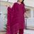 Women Ethnic Motifs Printed Regular Pure Cotton Kurta with Trousers & With Dupatta