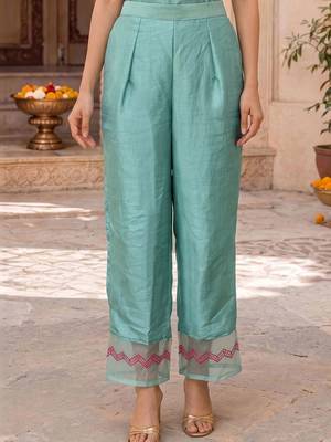 Women Ethnic Motifs Embroidered Regular Thread Work Kurta with Palazzos & With Dupatta 4
