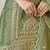 Women Ethnic Motifs Embroidered Regular Thread Work Kurta with Palazzos & With Dupatta