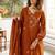 Women Embroidered Regular Kurta with Trousers & With Dupatta
