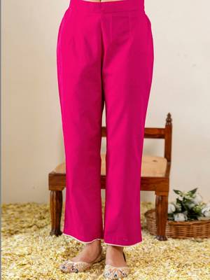 Women Floral Embroidered Regular Thread Work Pure Cotton Kurta with Trousers & With Dupatta 4