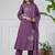 Women Floral Embroidered Regular Thread Work Pure Cotton Kurta with Trousers & With Dupatta