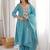 Women Embroidered Regular Kurta with Trousers & With Dupatta