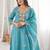 Women Embroidered Regular Kurta with Trousers & With Dupatta