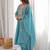 Women Embroidered Regular Kurta with Trousers & With Dupatta
