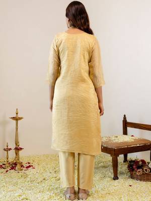 Women Embroidered Regular Kurta with Pyjamas & With Dupatta 5