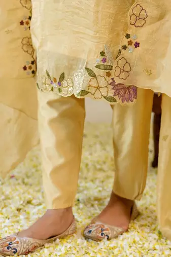Women Embroidered Regular Kurta with Pyjamas & With Dupatta