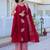 Women Embroidered Regular Gotta Patti Kurta with Palazzos & With Dupatta